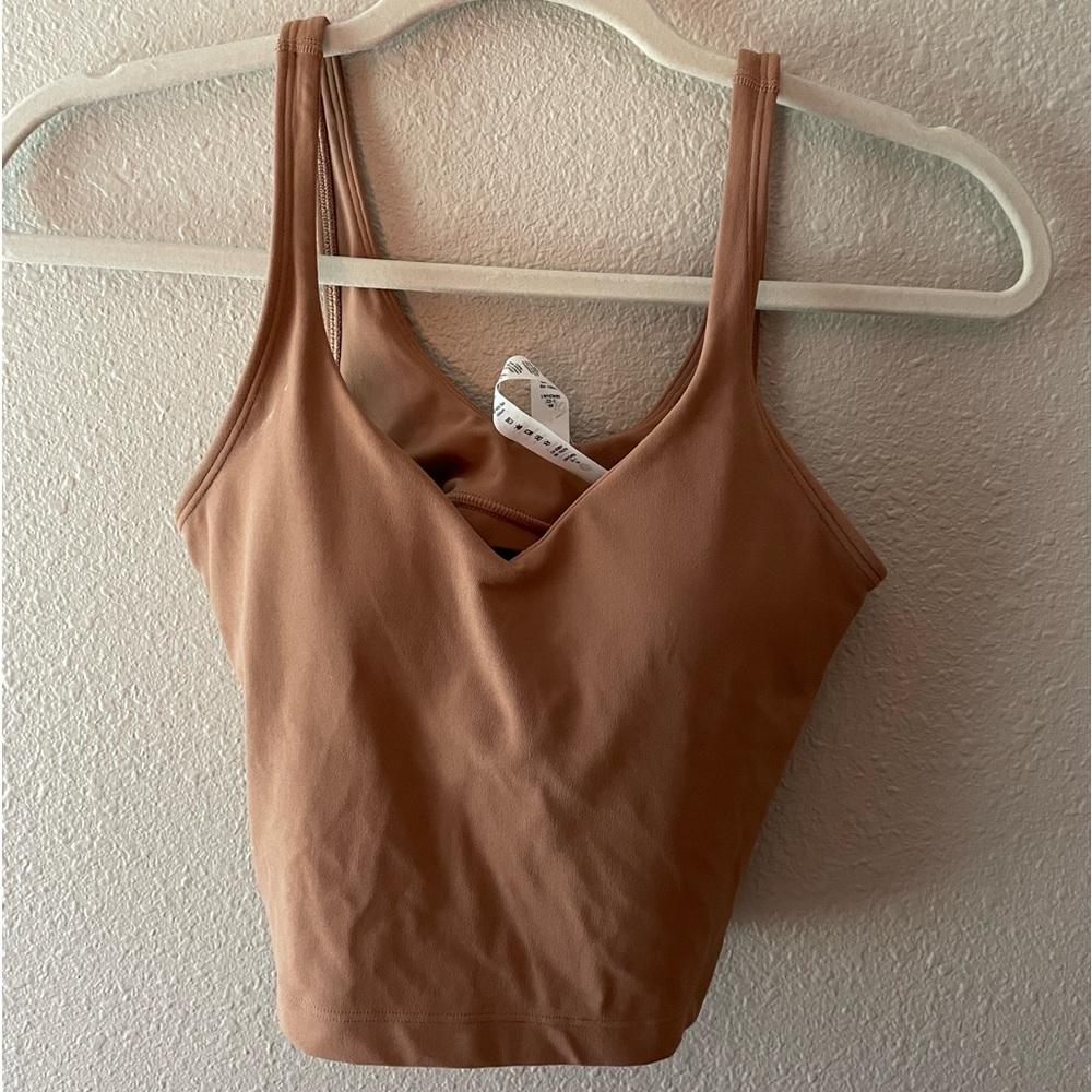 tan lululemon align tank